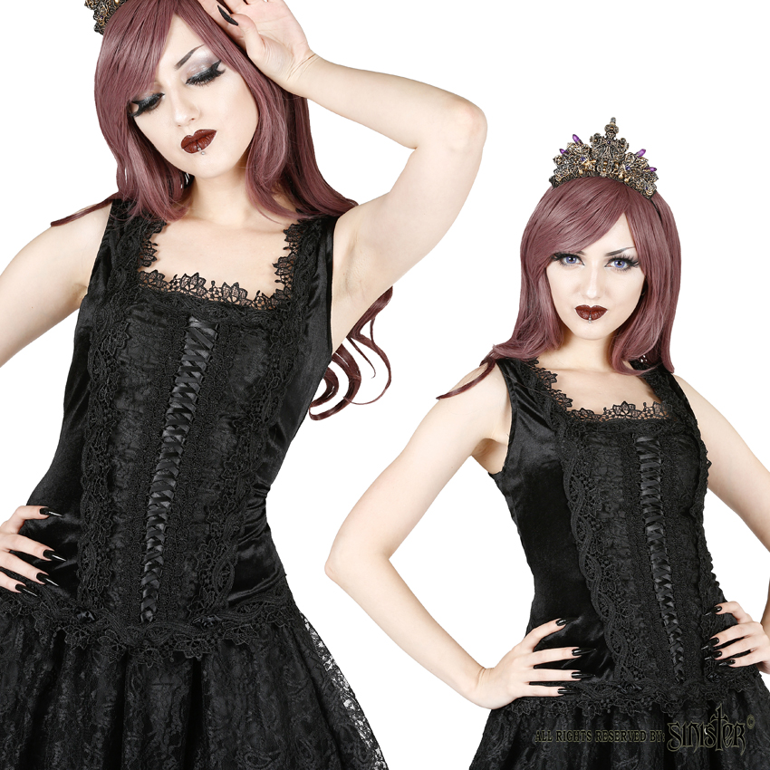 (image for) Velvet & Lace Corset Top