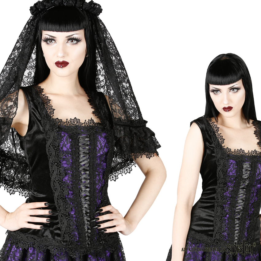 (image for) Velvet & Lace Corset Top